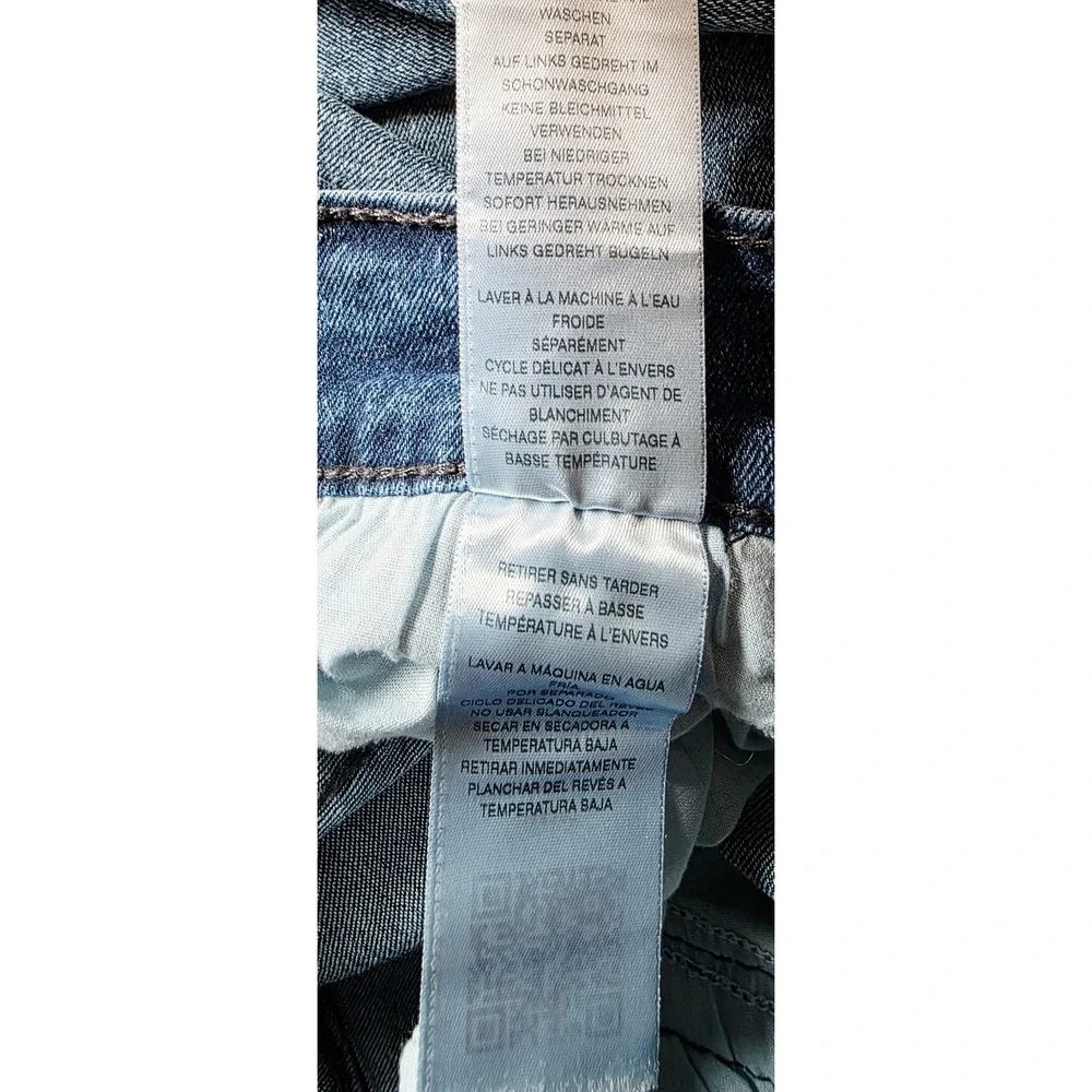 True Religion Mens 33X26 Ricky Relaxed Straight Blue Jeans Medium Wash Denim
